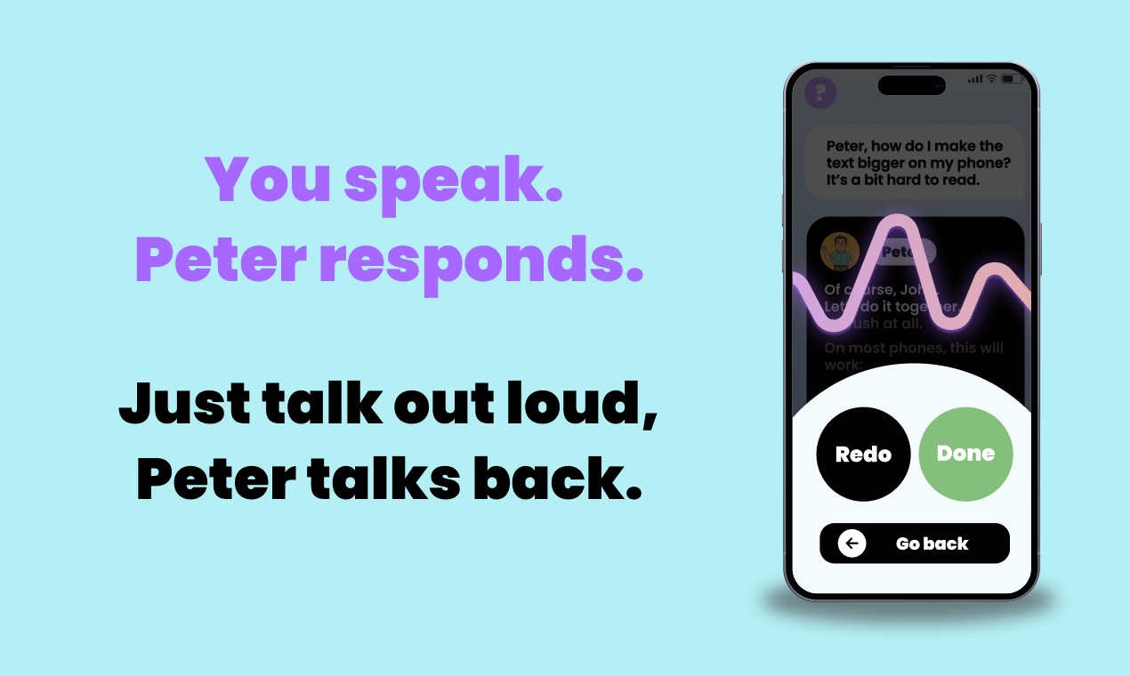 peterai is voice-based